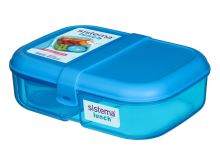 SISTEMA Snack box 1.1 l RIBBON LUNCH TO GO, blue
