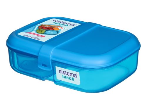 SISTEMA Svačinový box 1,1 l RIBBON LUNCH TO GO, modrá