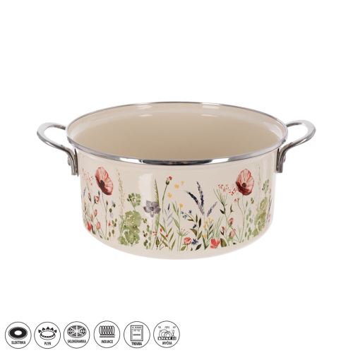 ORION Kastrol MÁK Lem o 24 cm 5 l, smalt