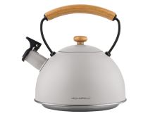 FLORINA Kettle for boiling water NATURA LINE 2.3 l, stainless steel, gray