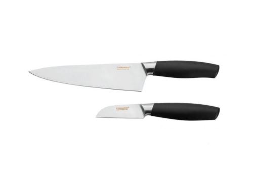 FISKARS Sada Nožů 2 ks, kuchařský 20 cm + okrajovací 7 cm_0