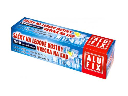 ALU FIX Sáčky na led 10 ks / 280 pecek, samouzavírací, krabička_0