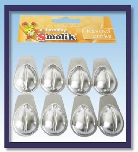 SMOLÍK Sada formiček KÁVOVÁ ZRNKA, 20 ks