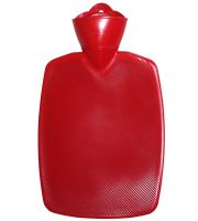 Термофор HUGO FROSCH CLASSIC, пляшка опалення 1,8 л, з високими канавками, червоний