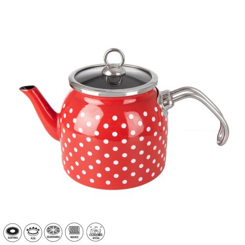 ORION Čajník TEČKA Lem 1,35 l, smalt