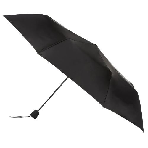 Deštník skládací černý, obyč