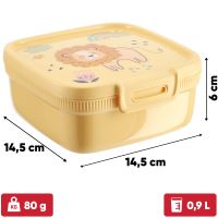 CURVER Dóza Snap Box 0,9 l, žlutá dekor_0 (1)