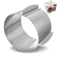 ORION Sliding cake pan, high, diameter 16/30cm, stainless steel