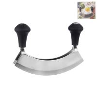ORION Herb slicer, double-bladed cradle 17 x 12 cm