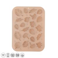 ORION Mold AUTUMN leaves 22 beige, silicone