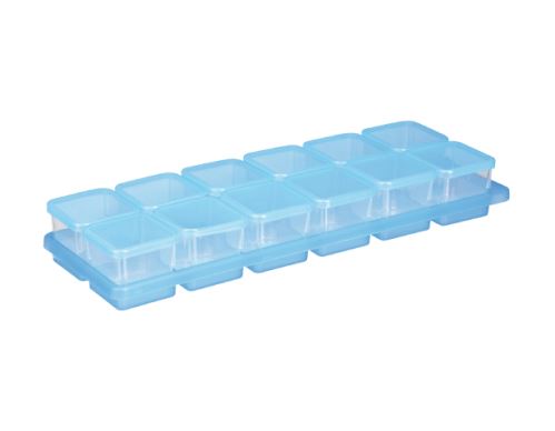 MIRA PLAST Forma na ledové kostky 12 ks, modrá
