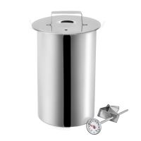 ORION Ham stainless steel with thermometer, ø 10 cm