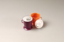 DK plastic Infant mug with drinking fountain 1 pc, colors mix