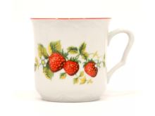 CZECH PORCELAIN Mug KAREL 0.3 l, strawberries