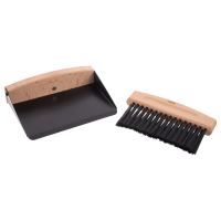 ORION Smetáček s lopatkou mini s magnetem BLACK, dřevo/kov_3 (2)