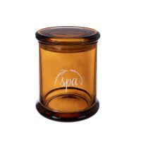 ORION Dóza kosmetická hnědé SPA 330 ml, sklo+víčko