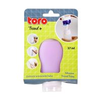 TORO Travel bottle for cosmetics 37 ml, silicone, mixed colors