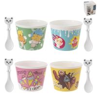 ORION Cup + spoon UH ice cream 0.3 l 4 pcs mix