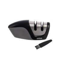 ORION Knife sharpener 2 in 1, plastic/ceramic+carbide