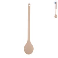 ORION Vařečka kulatá 28 cm, silikon, béžová