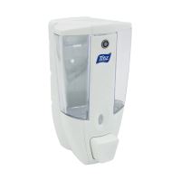 TITIZ Dávkovač tekutého mýdla 0,45 l, plast, bílý/čirý TITIZ Dávkovač tekutého mýdla 0,45 l, plast, bílý/čirý