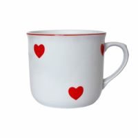 CZECH PORCELAIN Mug VAŘÁK 0.65 l, hearts
