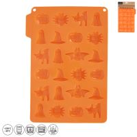 ORION Chocolate mold Halloween 24 silicone, orange