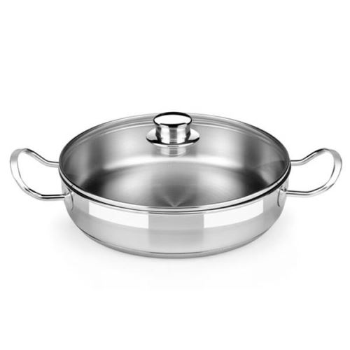 BRA Pánev PROFESSIONAL o 30 cm, výška 7,5 cm, 4,5 l, s poklicí