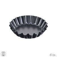 ORION TORTELETTES гофрована форма для торта, 6 шт, 9 см, висота 2 см