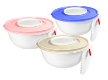 PETRA PLAST Miska s víkem 3 l, rychlekynoucí, plast, barvy mix_0 (1)