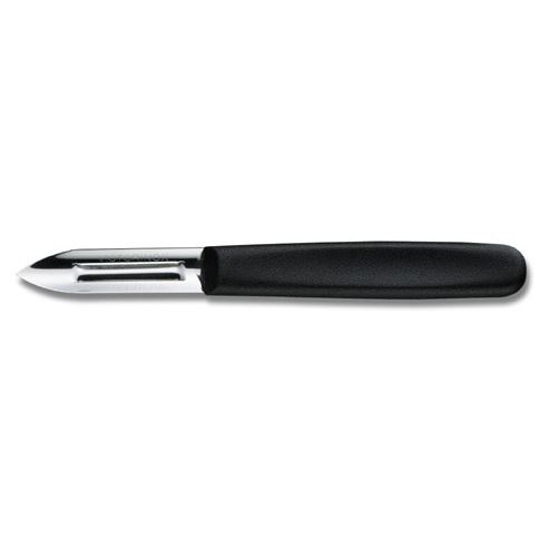 VICTORINOX Škrabka na brambory oboustranná - plast rukojeť, černá