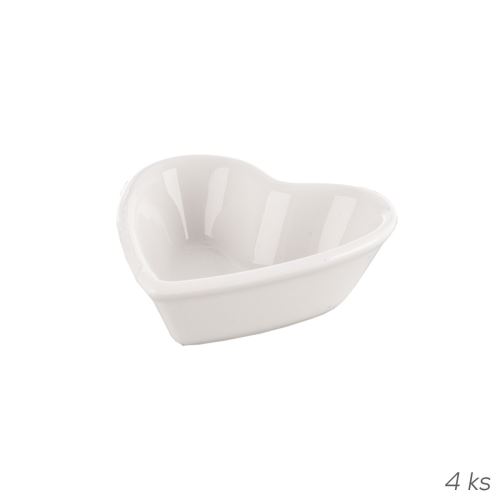 ORION Miska zapékací 7,5 x7,5 x v.2,5 cm 4 ks (UK 112853), porcelán
