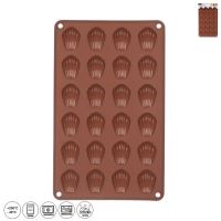ORION Mini 24 loaf pan, silicone, brown