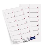 ORION Gift stickers HEARTS rectangle blank 28