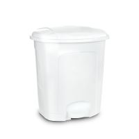 HOBBY LIFE Waste bin 3 l with pedal, white