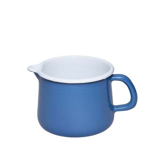 RIESS Hrnek s výlevkou 12 cm 1 l, modrý