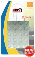 ARTEX Furniture protector, silicone bumper, 20 pcs, 8 mm, self-adhesive