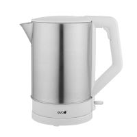 KAUFGUT Konvice EVA EK9008 1,5 l, 2200W, nerez/bílá