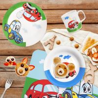 ORION Talíř mělký dětský AUTO pr. 21 cm, porcelán_2 (1)