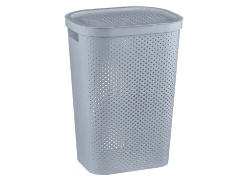 CURVER Koš na špinavé prádlo INFINITY 60 l, šedý