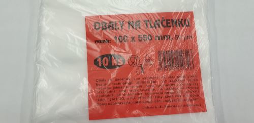 B.I.F Obal na tlačenku 160 x 550 - 0.05 mm, 10 ks