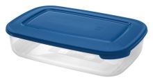 TONTARELLI Food box rectangular 0.93 l, transparent, colors mix