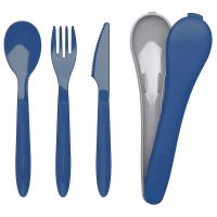 SISTEMA Cutlery set in case, blue