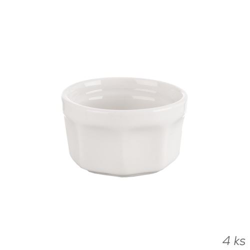 ORION Miska zapékací pr. 6 cm, v.3,5 cm 4 ks (UK 112851), porcelán