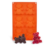 ORION Silicone mold BEARS 31 x 18 x 2 cm, 6 pcs