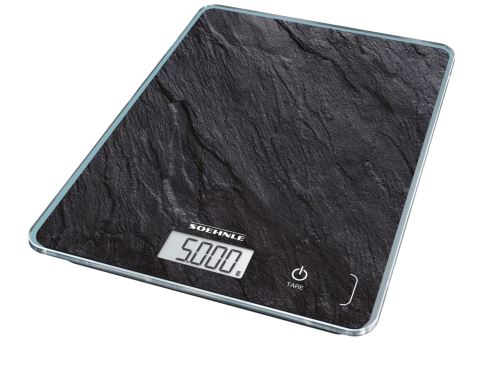 SOEHNLE Digitální kuchyňská váha Page Compact 300, 5 kg, motiv mramor 61515