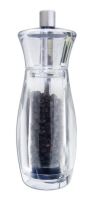 TORO Acrylic pepper mill, height 14 cm, ø 5.2 cm