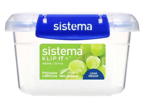 SISTEMA Dóza na potraviny 400 m l, 2 klipy_0