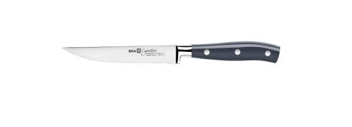 BRA Nůž steakový 12 cm SIGNATURE, rukojeť šedá