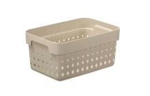 PLAST TEAM Basket, organizer SEOUL 26 x 18 x 12.5 cm, beige